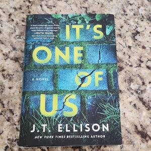 It's One of Us by J.T. Ellison - Blue and Green Cover
